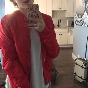 Red Sports Bomber